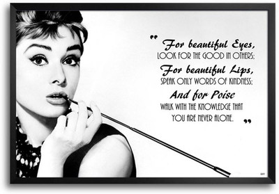 74% OFF on Audrey Hepburn Fp00003833 Framed Photographic Paper