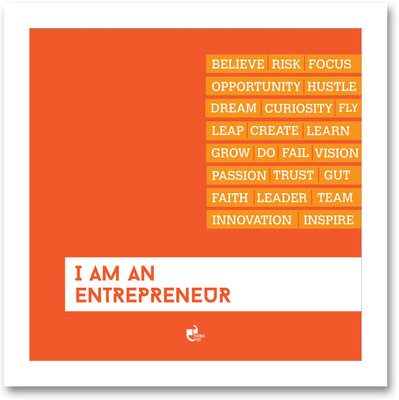 5% OFF on I am an entrepreneur - White Square Frame Photographic Paper