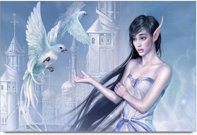 34% OFF on Fantasy Art Of Girl Paper Print 34% OFF on Fantasy Art Of Girl Paper Print