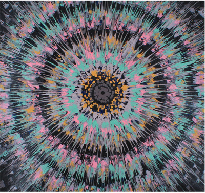 10% OFF on Pink Theme Medium Stretched Abstract Canvas Art