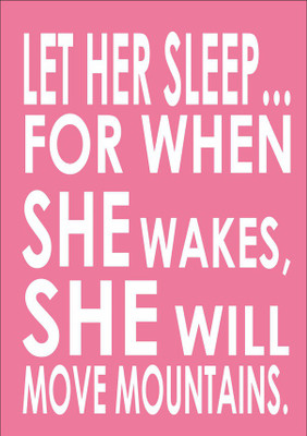 47% OFF on Let Her Sleep Quote Fine Art Print 47% OFF on Let Her Sleep Quote Fine Art Print