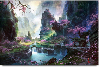 34% OFF on Japanese Landscape Art Paper Print