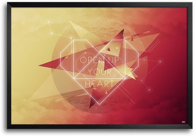 74% OFF on Open Up Your Heart Fp00004402 Framed Photographic Paper