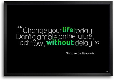 74% OFF on Change Today Fp00004499 Framed Photographic Paper