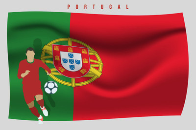 35% OFF on Portugal FIFA Flag Photographic Paper