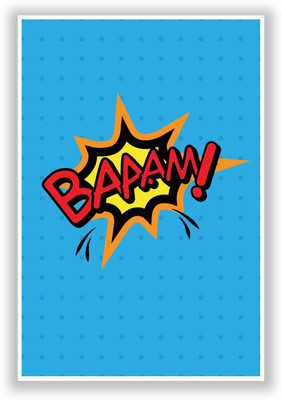 50% OFF on Baaam Comic Sound Quirky Illustration Funny Graphic Design Paper Print