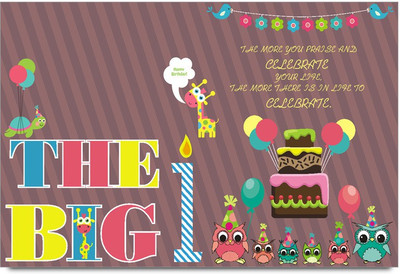58% OFF on Happy Birthday -SMFP00002266 Laminated Poster Paper Print