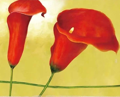 79% OFF on Painting Without Frame - Abstract Flower Canvas Art