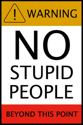 58% OFF on Warning Poster Paper Print 58% OFF on Warning Poster Paper Print