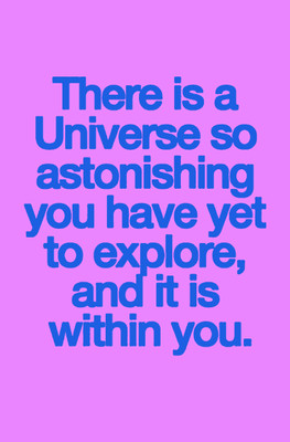 55% OFF on Explore the World in You Quote Paper Print