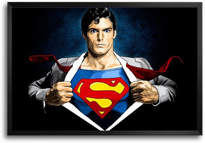 46% OFF on ShopMantra Superman Artistic Laminated Frame Poster Paper Print 46% OFF on ShopMantra Superman Artistic Laminated Frame Poster Paper Print