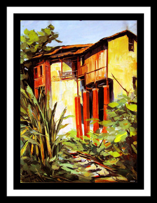 33% OFF on Village Hjouse Fine Art Print