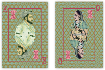 60% OFF on Royal Card King Queen Pair Fine Art Print