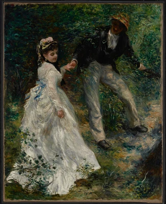 7% OFF on La Promenade By Pierre Auguste Renoir French Fine Art Print 7% OFF on La Promenade By Pierre Auguste Renoir French Fine Art Print