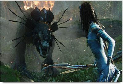 34% OFF on Amy Avatar Neytiri Fighting With Creature 3D Poster 34% OFF on Amy Avatar Neytiri Fighting With Creature 3D Poster