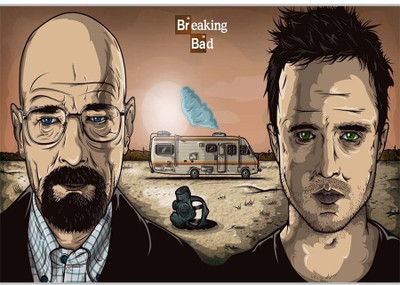 37% OFF on Breaking Bad Poster (18 x 12 Inches) by Shopkeeda Paper Print
