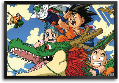 46% OFF on ShopMantra Dragonball Z Vector Laminated Frame Poster Paper Print