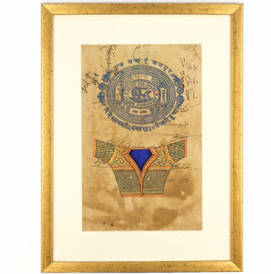 10% OFF on Green Robe Paper Canvas Art