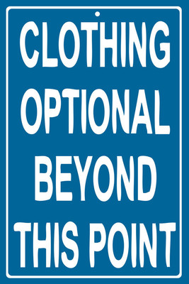 8% OFF on Clothing Optional Paper Print 8% OFF on Clothing Optional Paper Print