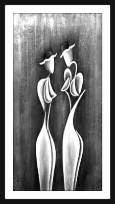 37% OFF on Lady Talking Painting Fine Art Print