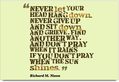50% OFF on Richard M. Nixon Quote Paper Print