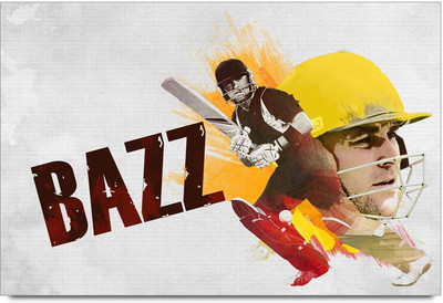 53% OFF on Brendon Mccullum Bazz Laminated Poster Paper Print