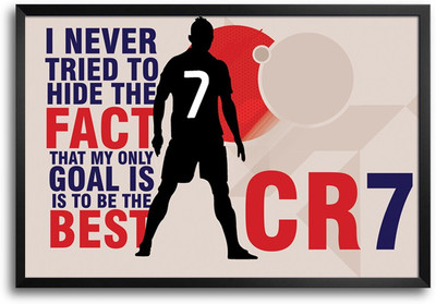 46% OFF on Shopmantra Ronaldo Quote Laminated Frame Poster Paper Print 46% OFF on Shopmantra Ronaldo Quote Laminated Frame Poster Paper Print