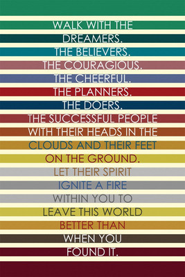 75% OFF on Walk with Dreamers Believers Paper Print