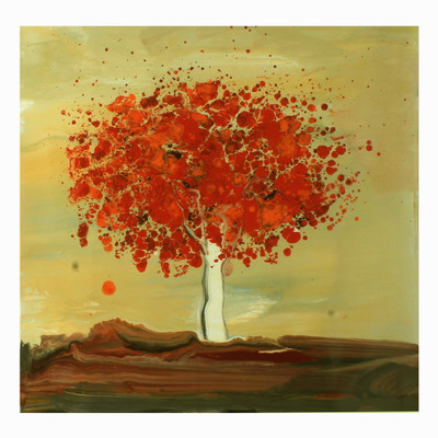 3% OFF on Abstract Painting Of A Tree Canvas Art