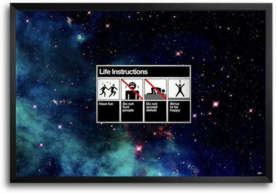 74% OFF on Life Instructions Fp00004474 Framed Photographic Paper 74% OFF on Life Instructions Fp00004474 Framed Photographic Paper