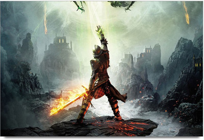 34% OFF on Dragon Age Inquisition Paper Print