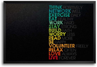 46% OFF on ShopMantra Think Positively Network Well Laminated Frame Poster Paper Print 46% OFF on ShopMantra Think Positively Network Well Laminated Frame Poster Paper Print