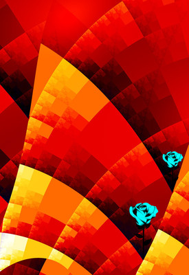 50% OFF on Fractal flowers Paper Print