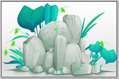 60% OFF on Ganesha Poster Paper Print