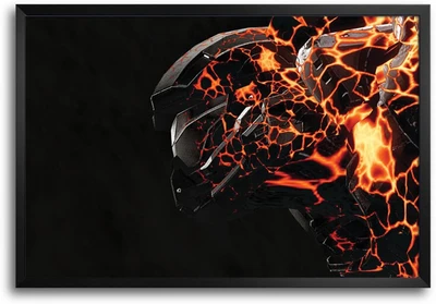 46% OFF on Fire & Metal Gaming Character Art Laminated Framed Paper Print 46% OFF on Fire & Metal Gaming Character Art Laminated Framed Paper Print