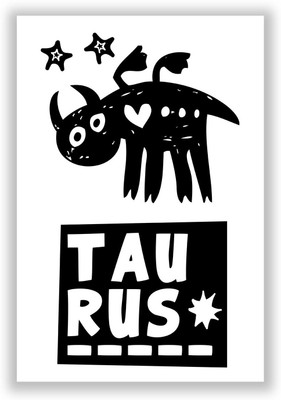 50% OFF on Taurus | Zodiac Sign Gifts For Friends & Family Paper Print