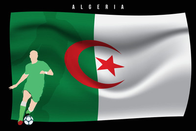 6% OFF on Algeria FIFA Flag Photographic Paper