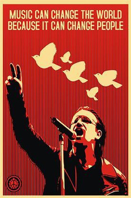 64% OFF on Music Change The World Photographic Paper