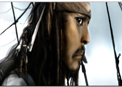 37% OFF on The Captain Sparrow Poster (18 x 12 Inches) by Shopkeeda Paper Print