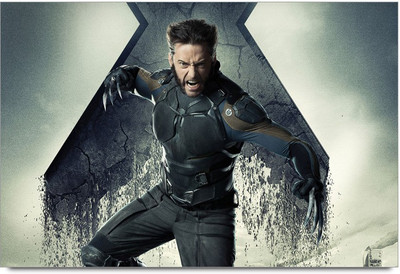 34% OFF on Hugh Jackman X Men Paper Print