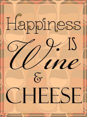 Happiness - Wine Paper Print Happiness - Wine Paper Print