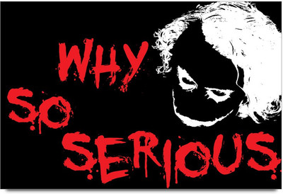 75% OFF on Amy Why So Serious 3D Poster