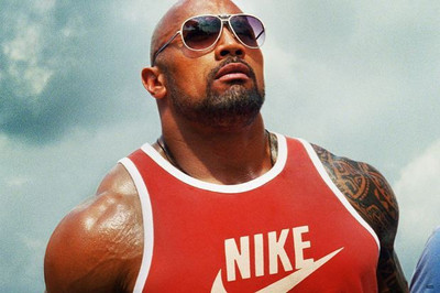 64% OFF on Dwayne Johnson Run Photographic Paper