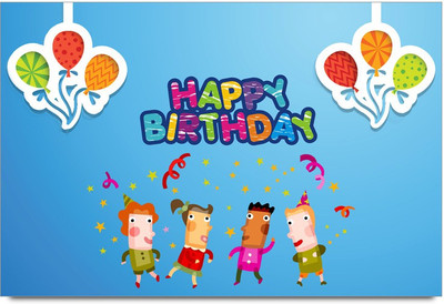 53% OFF on Happy Birthday -SMFP00002256 Laminated Poster Paper Print