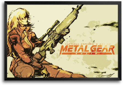 46% OFF on Metal Gear Solid Lady Gamer Laminated Framed Paper Print 46% OFF on Metal Gear Solid Lady Gamer Laminated Framed Paper Print