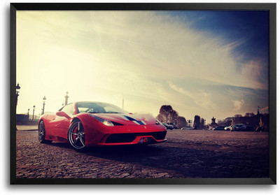 46% OFF on ShopMantra Red Car Laminated Frame Poster Paper Print 46% OFF on ShopMantra Red Car Laminated Frame Poster Paper Print