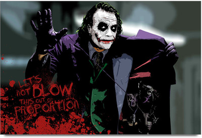 62% OFF on Joker Crime Paper Print 62% OFF on Joker Crime Paper Print