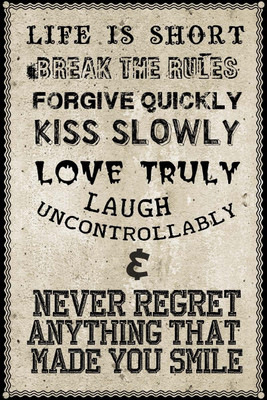 8% OFF on Life is short, Break the Rules Photographic Paper