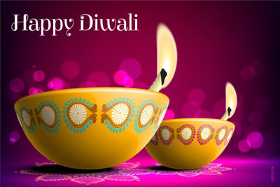 16% OFF on Poster - Wishes For A Happy, Joyful And Prosperous Diwali. Paper Print