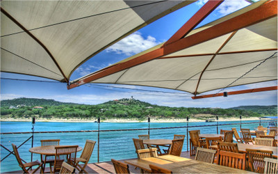 Chardi Kala Beach view Framed Canvas Art Chardi Kala Beach view Framed Canvas Art